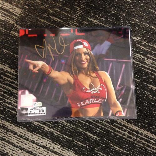 WWEShop's tweet image. Now at #WWEAuction: #WrestleMania limited edition signed photos, including this one of #NikkiBella! @BellaTwins
wwe.me/UA5hQM