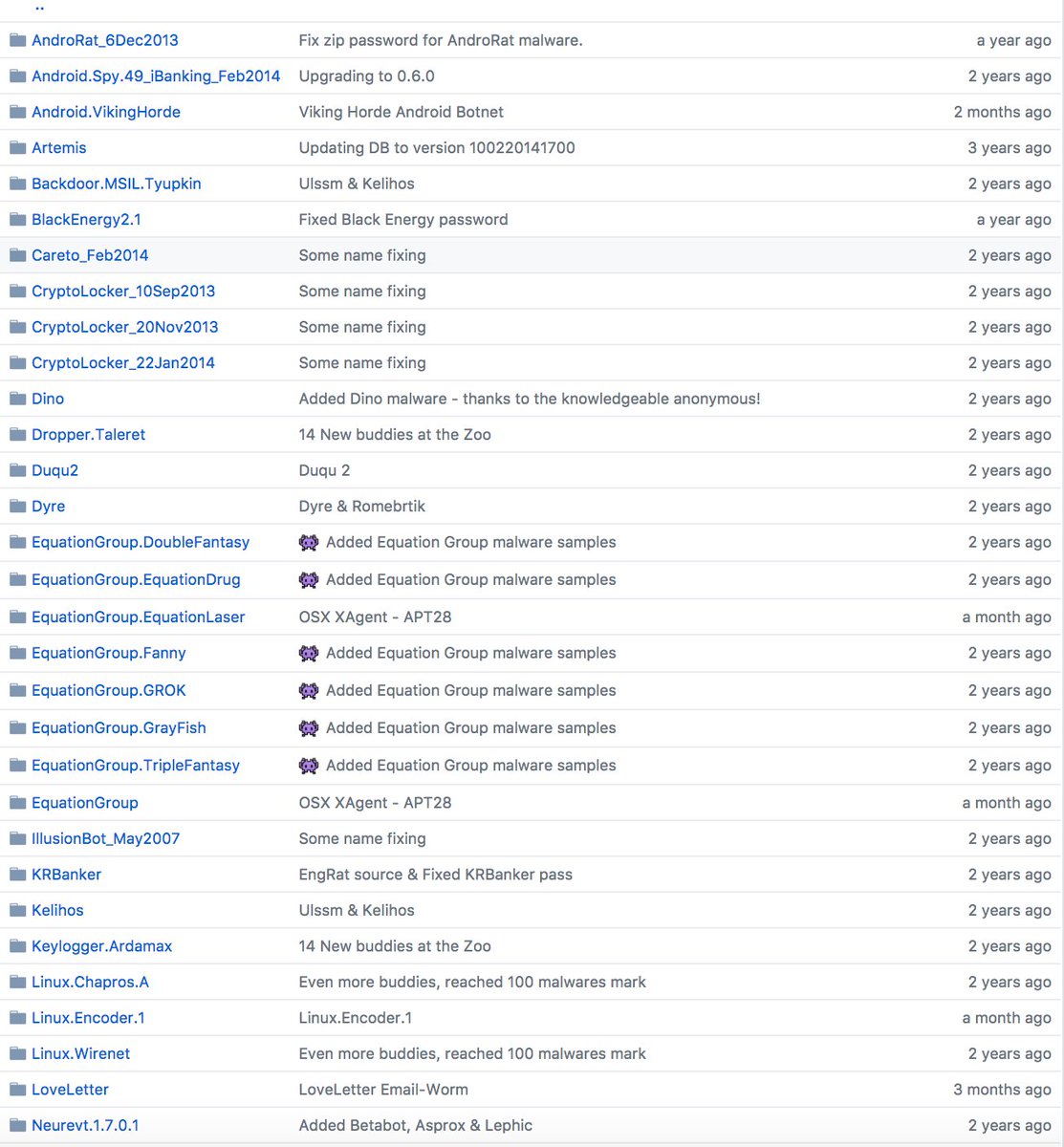 alosefer's tweet image. 🔴تحذير للمحترفين فقط🔴
عشرات الفيروسات/البرامج الخبيثة للإختبارات الأمنية والتجربة والتحليل والتعلم فقط😈
github.com/ytisf/theZoo