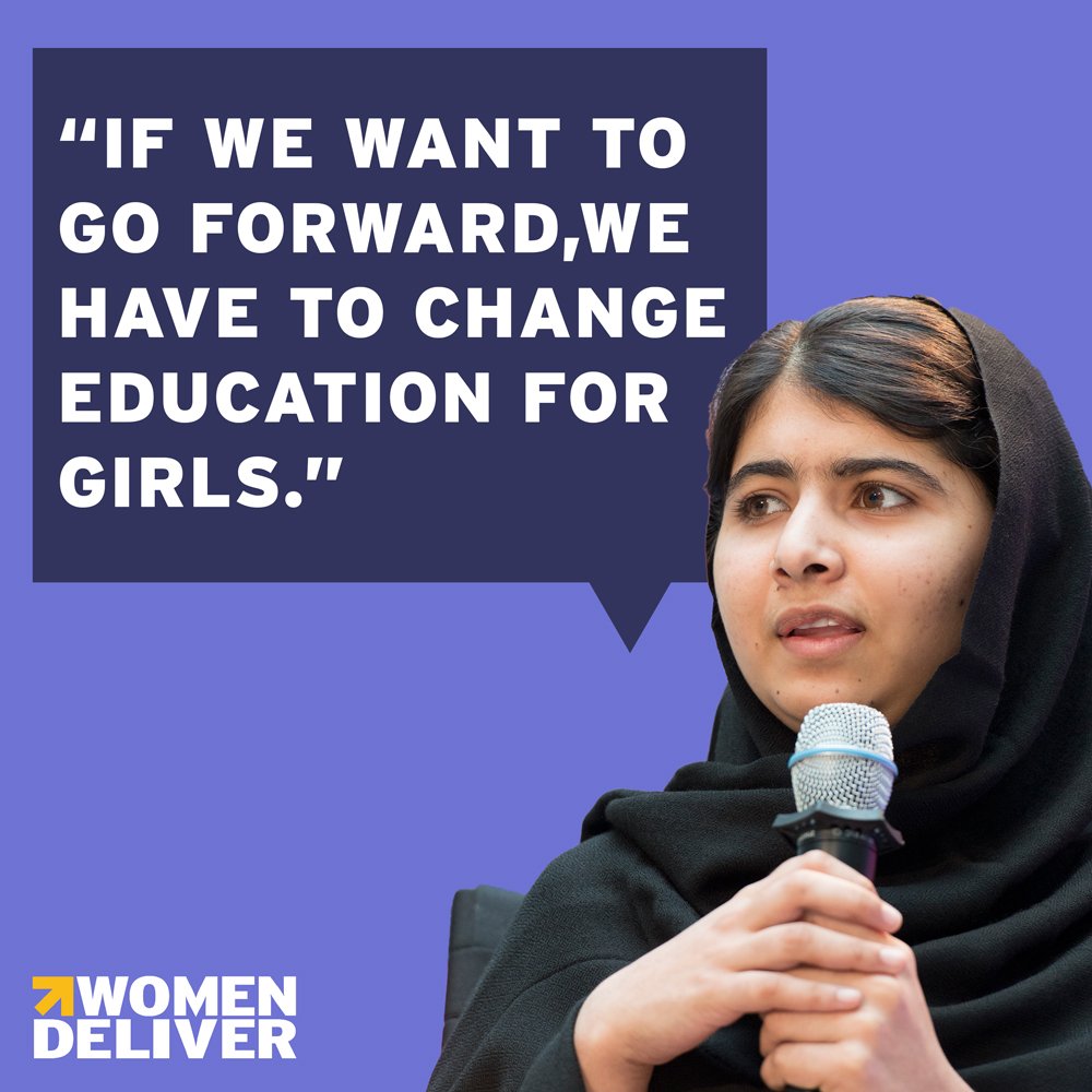 WomenDeliver's tweet photo. Huge congratulations to Malala on becoming the youngest @UN Messenger of Peace! #GlobalGoals https://t.co/6ULG8A4sMq