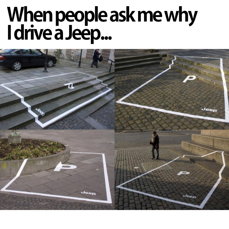 Where do you park your Jeep? #jeep #yeg #jeeplife #parking