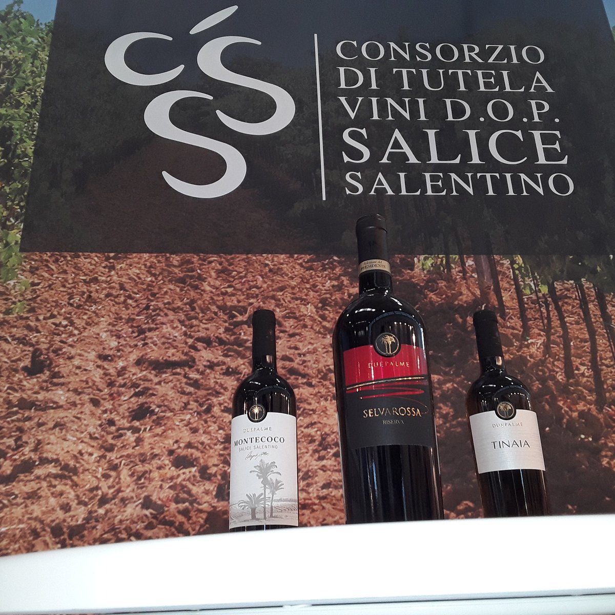 Il Consorzio di tutela Vini DOP Salice Salentino al VINITALY con i nostri vini: #Selvarossa, #Montecoco e #Tinaia. #Vinitaly2017