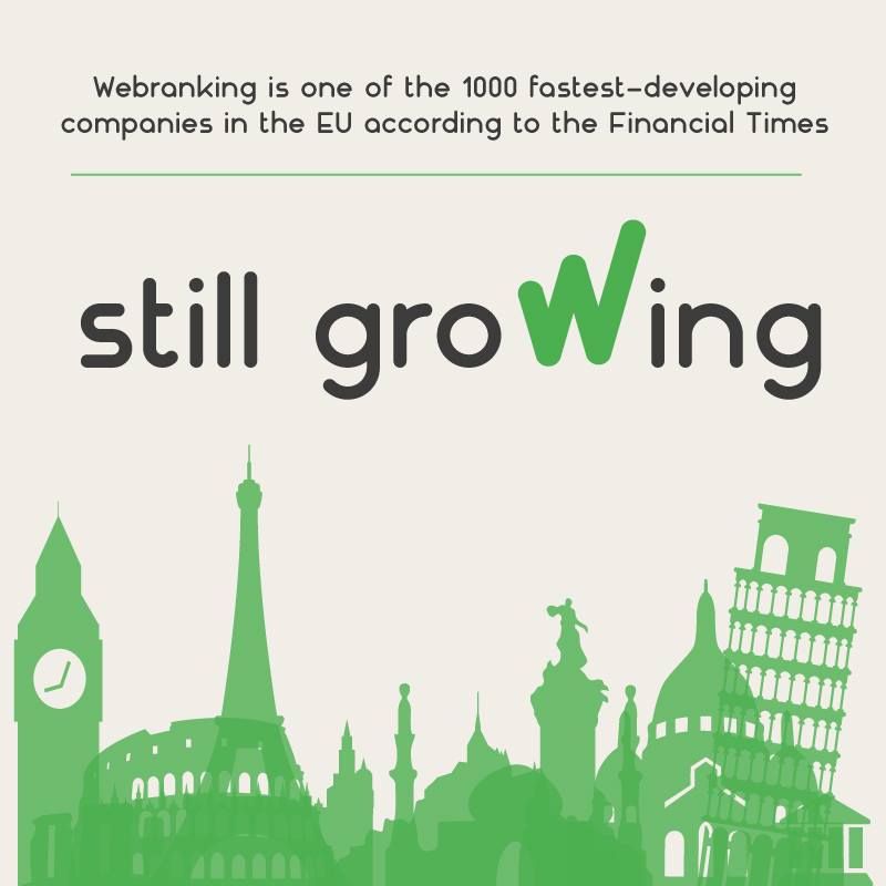 nereo's tweet photo. Webranking aka @wr_it fra le Fast Growing 1.000 di @FT. Un grosso grazie al team (già fatto) e qui a amici, clienti e partner! #next20years https://t.co/01JwI0LYzY
