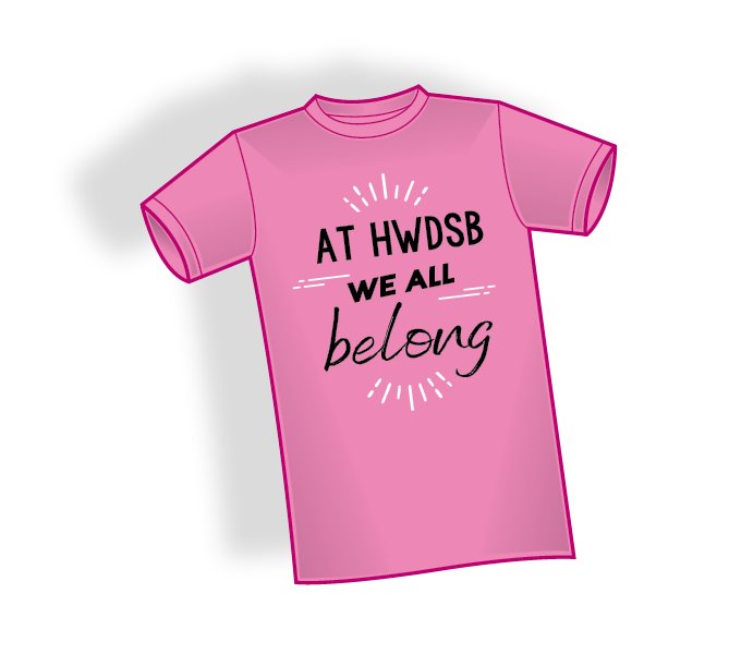 HWDSB's tweet photo. Hey HWDSB! What are you planning to wear on Wednesday, April 12? It's @dayofpink so here's our idea. #hwdsbweallbelong #dayofpink https://t.co/SLgToGGbGT