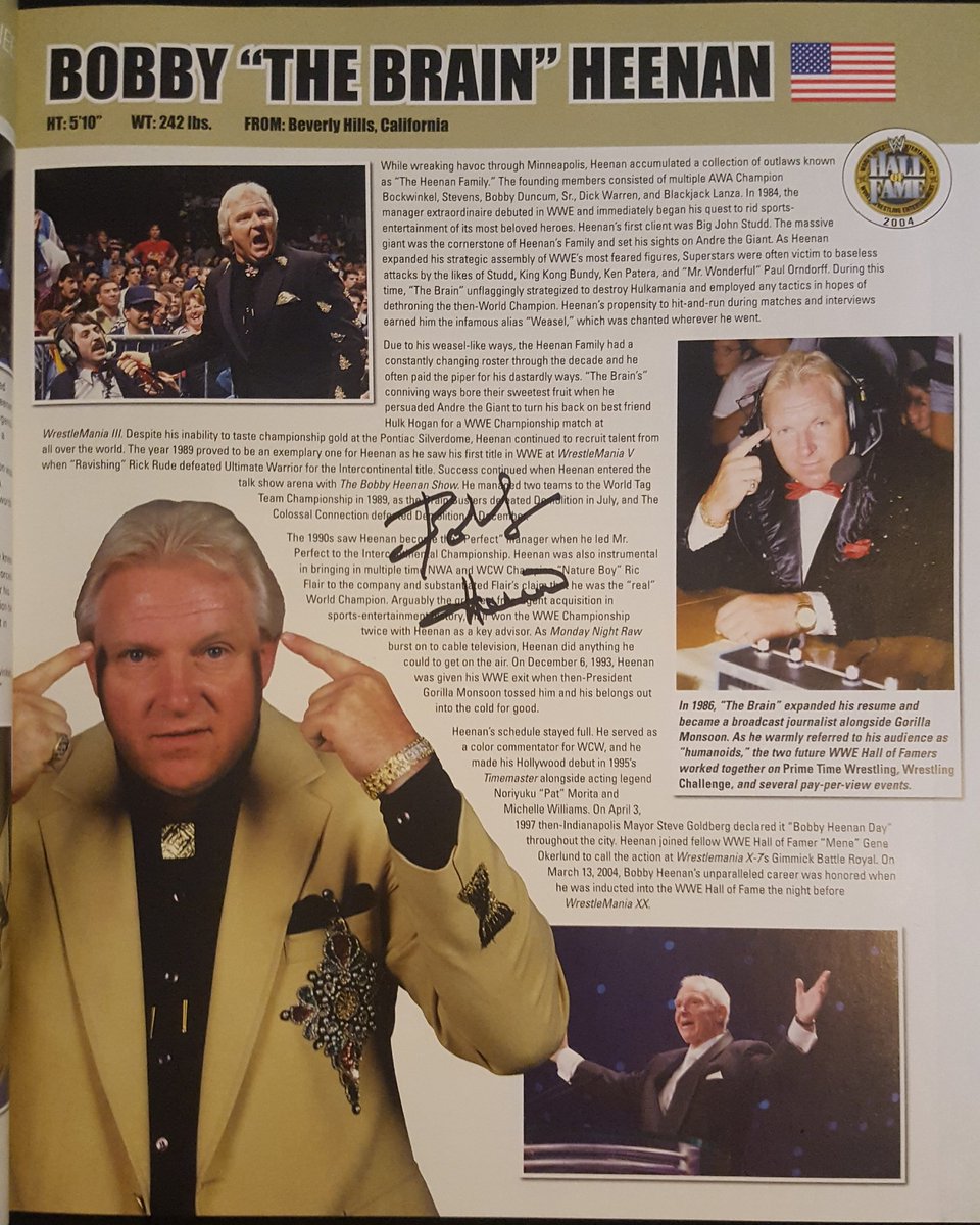 AndyGauld's tweet photo. @AmyDumas @RealMickFoley Bobby Heenan @walescomiccon Thank You!!! https://t.co/658FdSJBq9