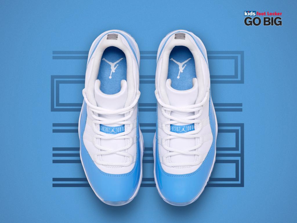 Kids Foot Locker on Twitter: "The University Blue Air #Jordan 11 Low releases in and online this Saturday! Details > https://t.co/Ellw29xMDJ https://t.co/3YuAK5xCTN" Twitter