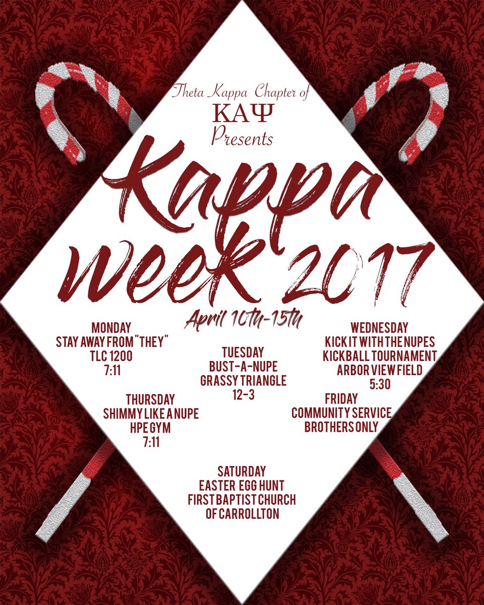 Nupes_TK's tweet photo. Kappa Week has arrived! #UWG it's kicks off tonight with out presentation on healthy relationships tonight in TLC 1200 at 7pm https://t.co/4yEddXmins