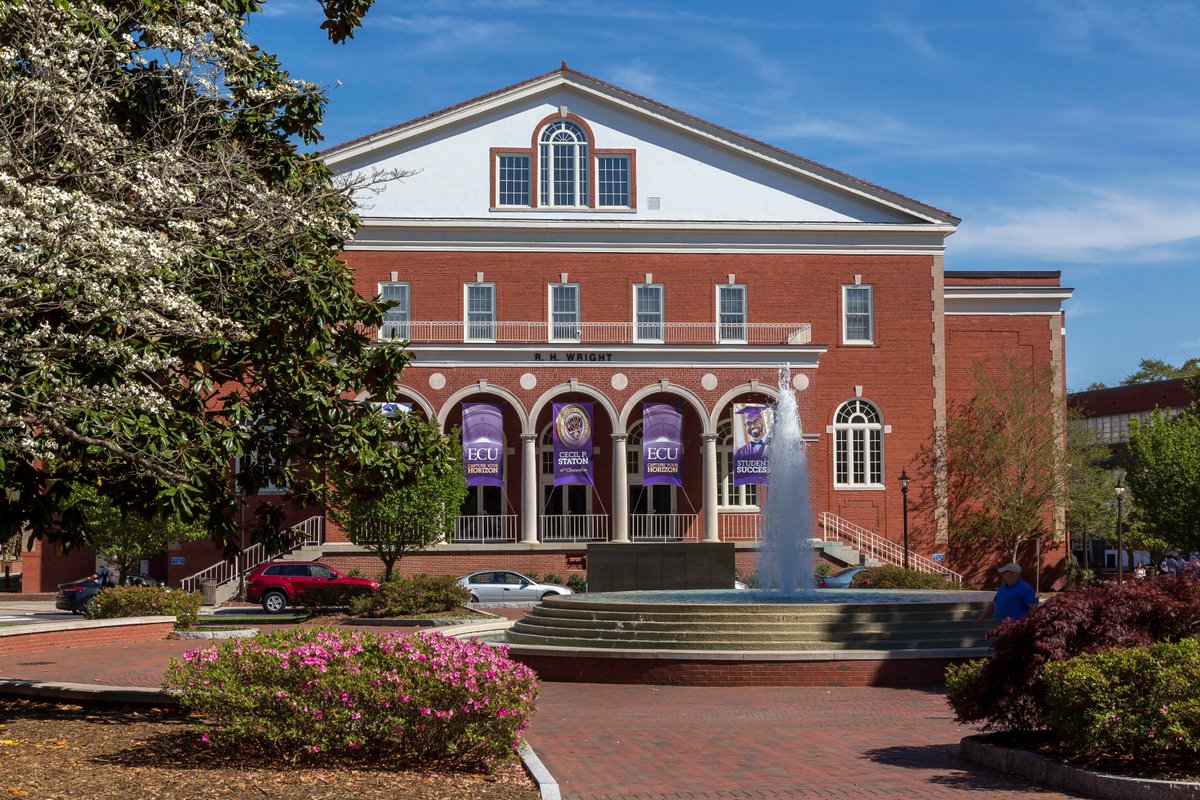 It's a great Monday here at East Carolina!