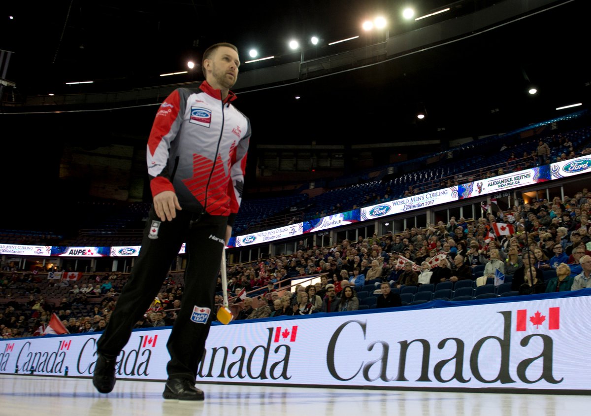 SportCanada_EN's tweet photo. Congratulations @TeamGushue &amp; @CurlingCanada for an epic #undefeated @worldcurling title win! From: #36Mstrong👊 https://t.co/jjww3oqsz3