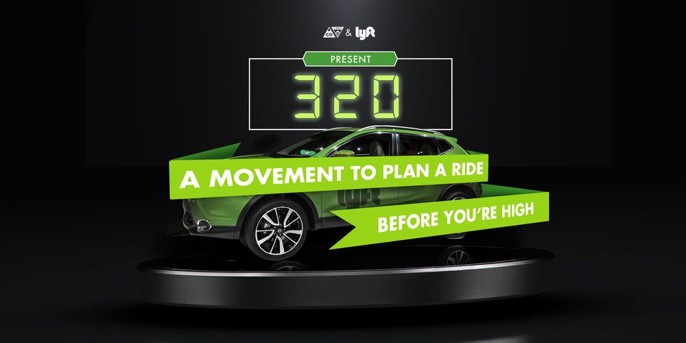 Plan a ride before you're high - CDOT is partnering with Lyft &amp; Starbuds through 4/20! Visit 320movement.com for more info!