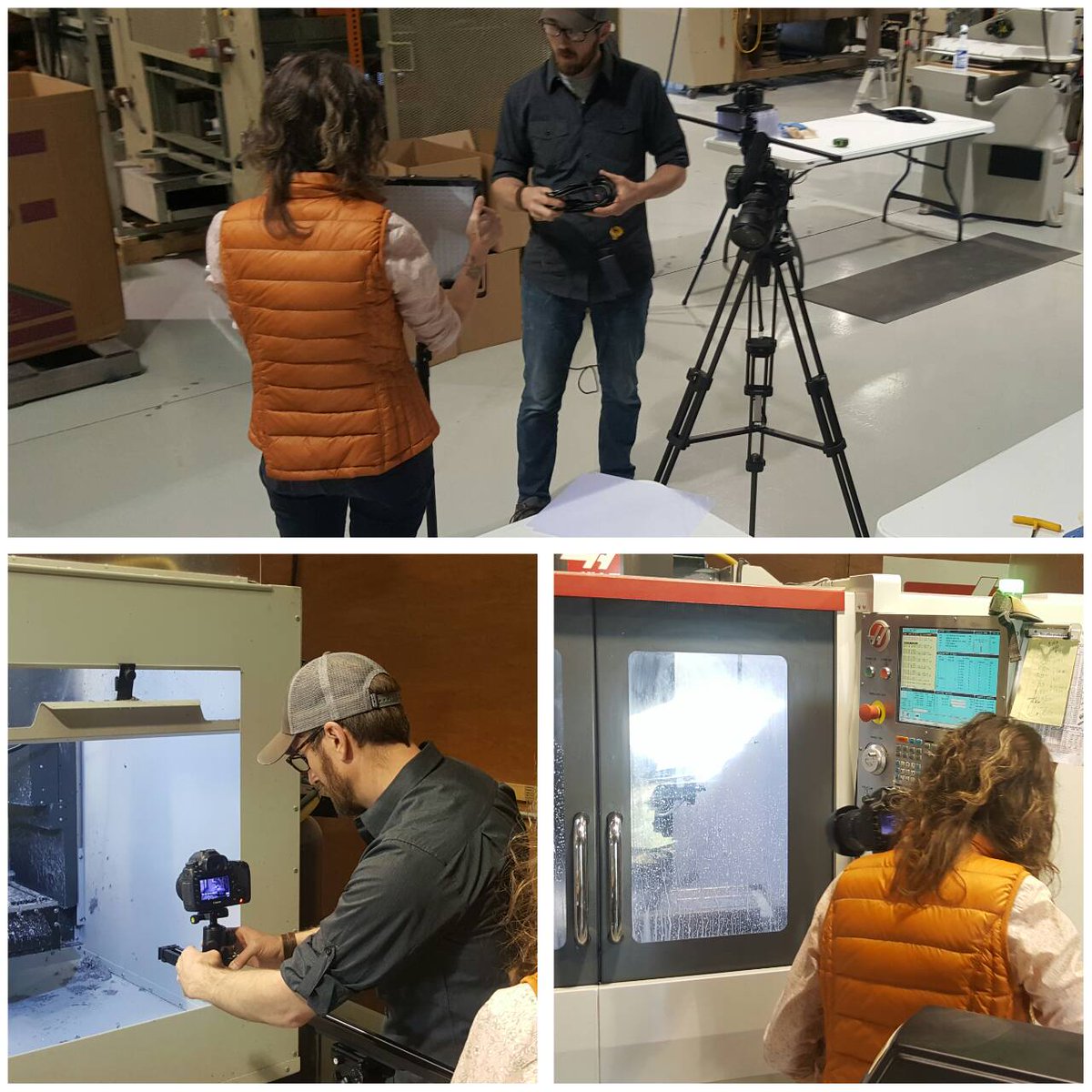 Behind the scenes working with <a href="/PackagingSchool/">The Packaging School</a> to build thermoforming content #yeahthatgreenville #manufacturing #packaging #thermoforming