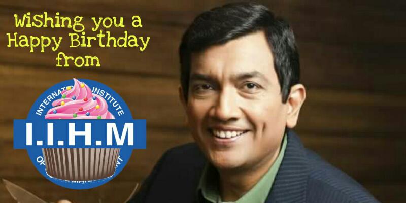 Wishing a very Happy birthday to PadmaShree awarded Chef Sanjeev Kapoor frm the entire IIHM family.. 
