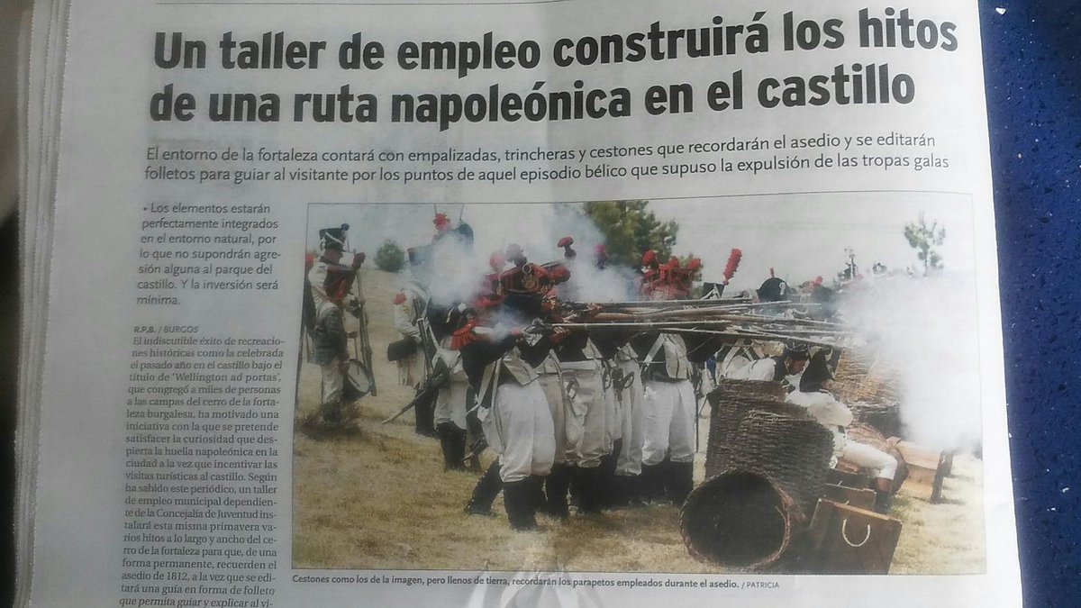 Un taller de empleo construirá los hitos de la ruta napoleónica en el Castillo