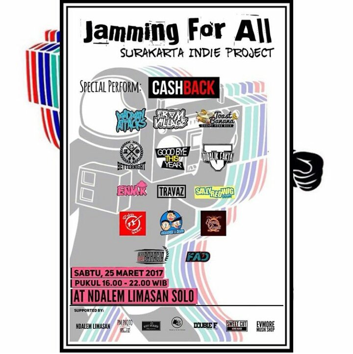 #TBT we show at Jaming For All #1 #SurakartaIndieProject