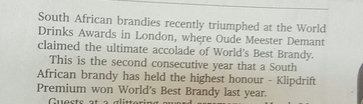 Forget about whisky, dudes.