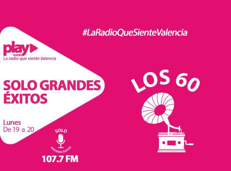 playradiovlc's tweet image. Los lunes de 19h a 20h no te pierdas nuestra selección musical de #SoloGrandesÉxitos de los años 60!! 🙌🙌🙌🙌🙌