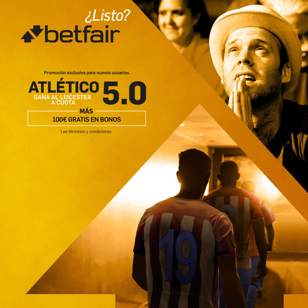 TipsFair's tweet image. El Atlético gana @5, disfruta de esta fantástica cuota registrandote desde este enlace 👇ads.betfair.com/redirect.aspx?…