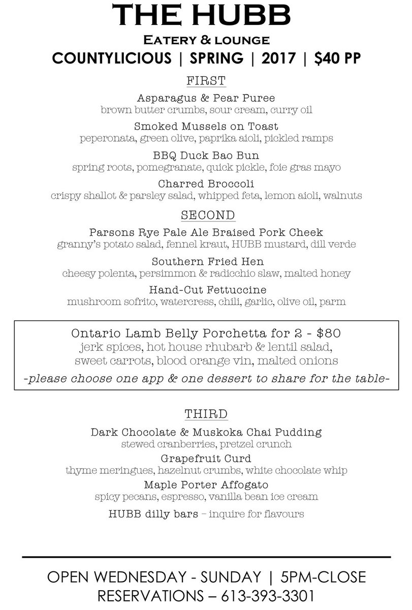 Dinner for 2 special featuring ON lamb porchetta at #TheHubb <a href="/angelinesblmfld/">Angelines Inn</a> during #Countylicious [until April 23] ow.ly/leg330arAaA