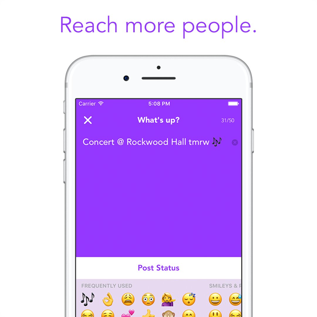 getchatt's tweet photo. Ask a question or post an announcement to reach other people around you. #freepromotion https://t.co/I4OoqeFSAA