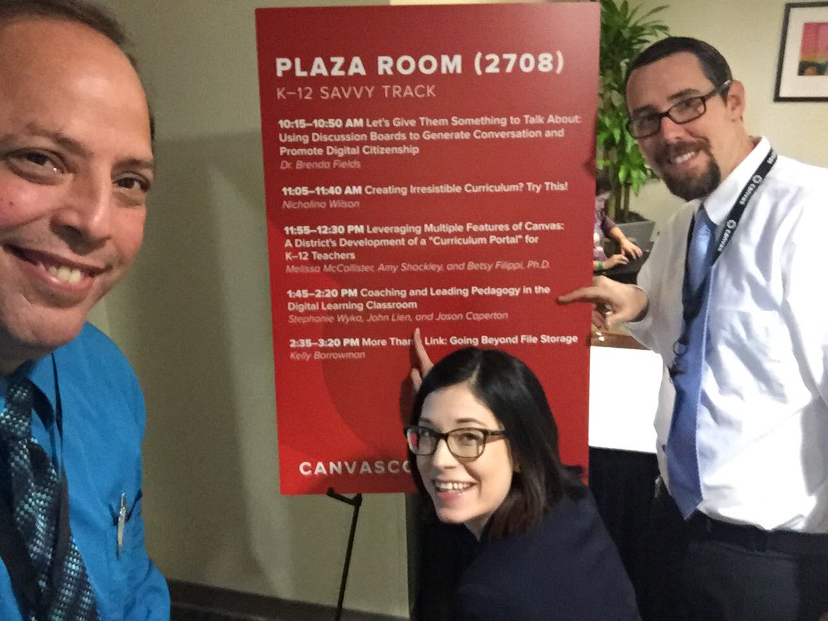 ocpsPL's tweet photo. Only 30 minutes until #ocpseval showcases #canvasconnections between @CanvasLMS and pedagogy #CanvasCon https://t.co/tGR4jJJkIE