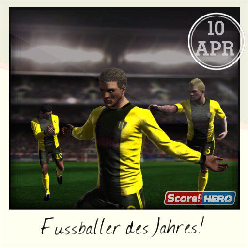 Fussballer des Jahres! #scorehero itunes.apple.com/gb/app/Score!-…