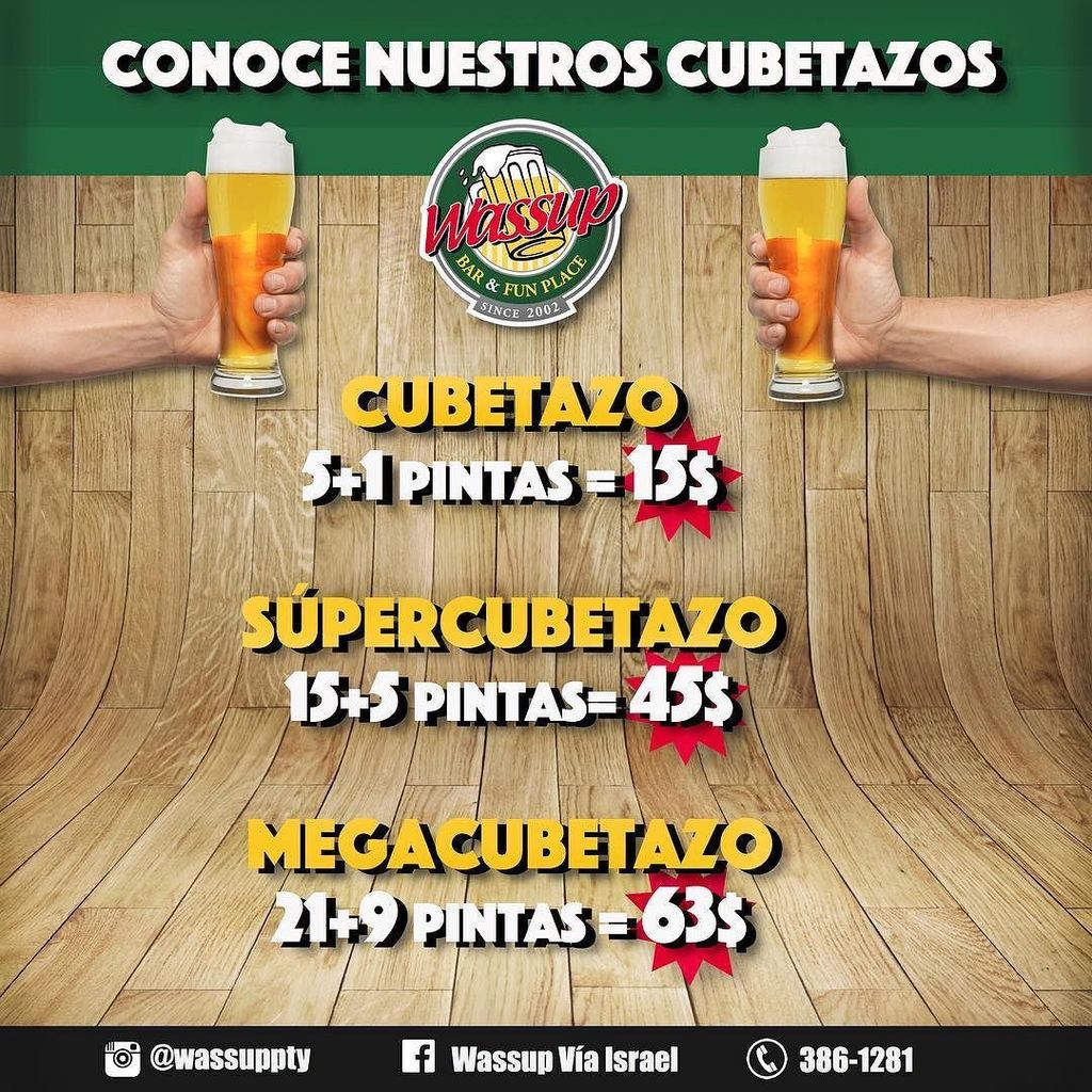 wassuppty's tweet photo. Ya conoces nuestros Cubetazos #wassuppty ? 🍺🍺🍺 https://t.co/jcHUc1UwCQ https://t.co/sfMpwzWa6e