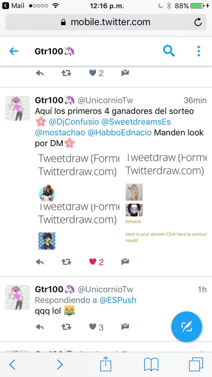 mostachao's tweet photo. @UnicornioTw oh por dios!!! No me lo creo❤️😍 Ya te envío look cuando vuelva a la casa :v🤗 https://t.co/CVClzLiAHg