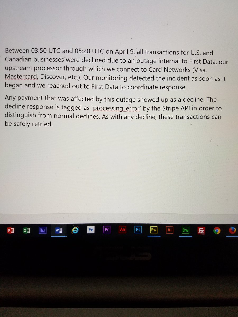 DriveFARE's tweet photo. @MattRoth512 Image excerpt from our credit card processor. Please email support@ridefare.com in the future, Twitter is not a support channel. Thank you. https://t.co/XsToWf75p4