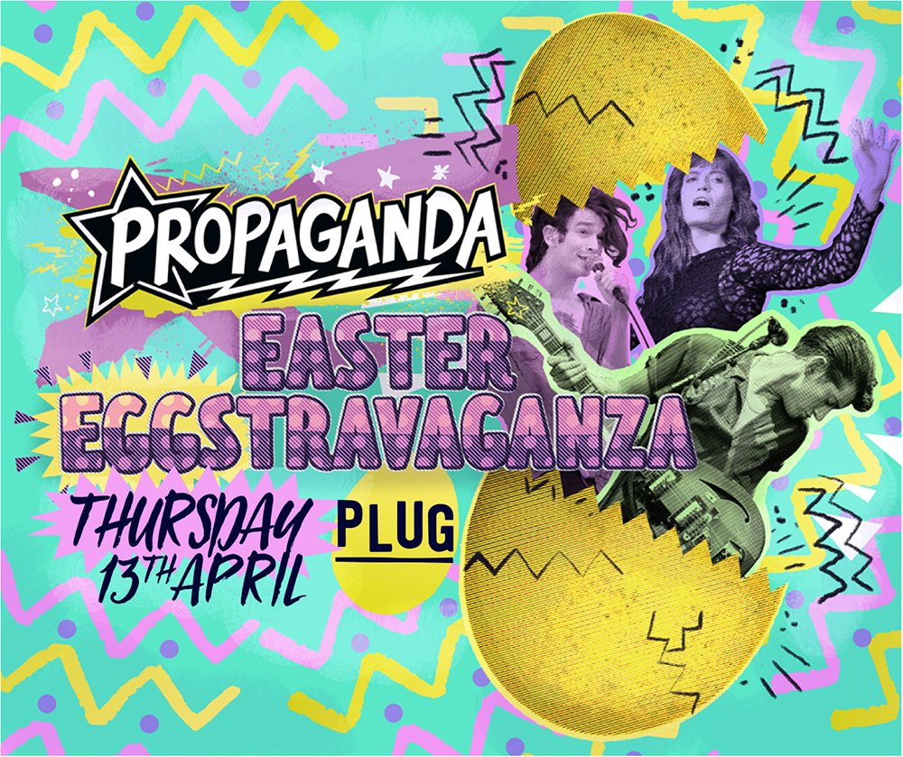 andyprops's tweet image. Propaganda Easter *THURSDAY* Eggstravaganza at PLUG!
Arctic Monkeys, Catfish, The 1975, Courteeners. Tickets &amp;gt; bit.ly/PropagandaEast…