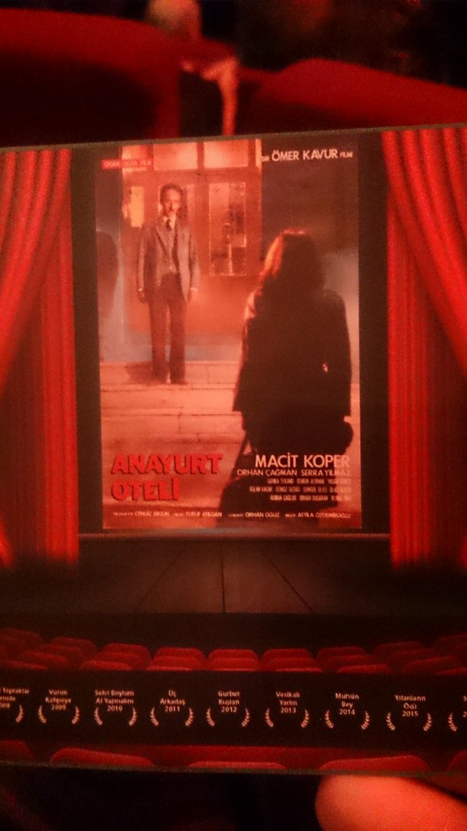Yenilenen kopyasiyla Anayurt Oteli'ni sinemada izleyecegiz. #kaldirkafani