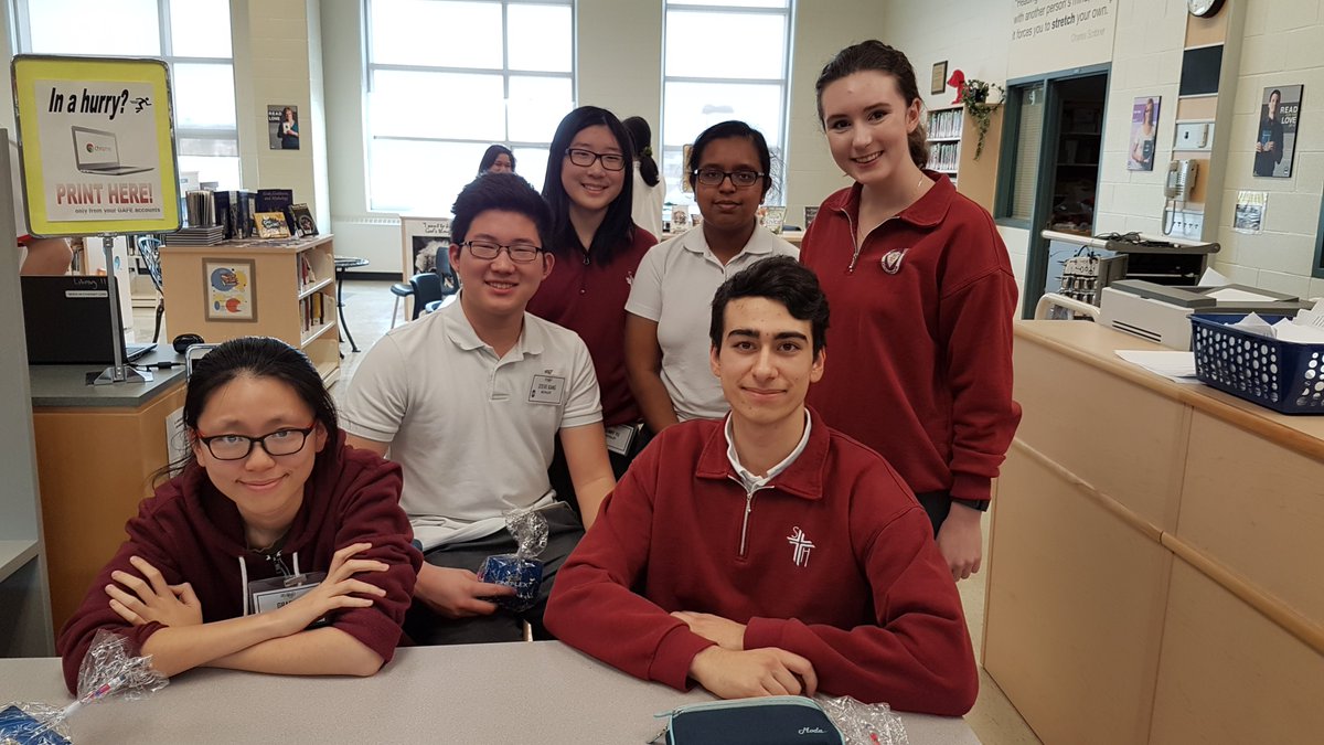 SacredHeartCHS's tweet photo. Congrats to all our MAthletes who participated in the UWaterloo Math Team Competition at St. Max. And BTW...we WON!!!!!!!!!!!!! #CruPride https://t.co/9xCUcIeDzq