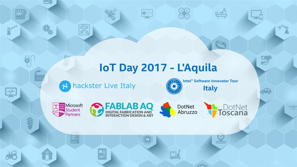 fablabaq's tweet photo. Bellissima e interessantissima giornata passata qui al FablabAQ per lo #IoTDayAQ17 con https://t.co/ghzuUdZHEh e agli Intel Innovator. https://t.co/Mg2uuBgBXi
