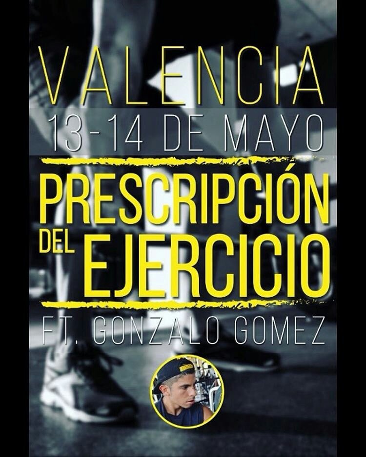 Fisiogofit's tweet photo. Muy pronto en #Valencia #VEN estará el Lcdo @gonchaft hablando de Prescripción del Ejercicio. Más info contactar a fisiosijergiave@gmail.com https://t.co/V6u6AotiUh