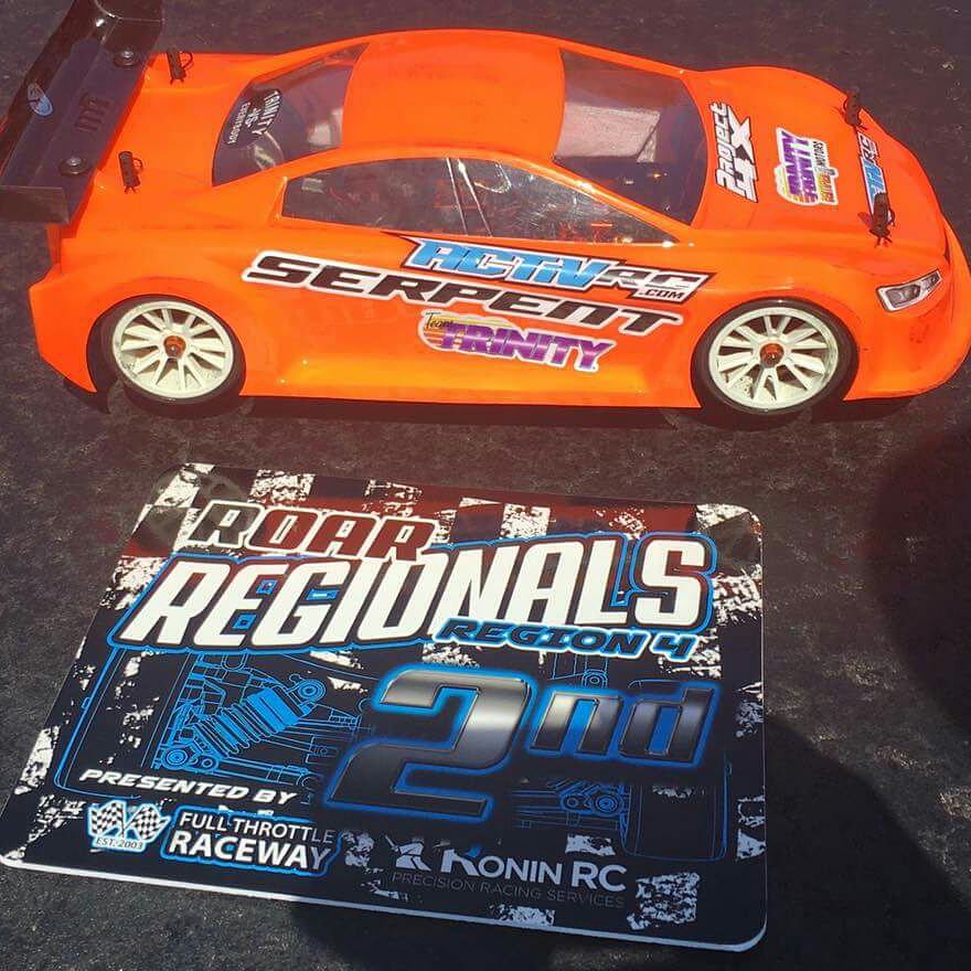 ActivRc's tweet photo. ROAR Region 4 OnRoad Championship
Austin Wolfe podium finish
#ActivRC #Serpent #SerpentAmerica #TeamTrinity #RoninRC
https://t.co/JFdaeb9c0s https://t.co/qqGTC2GB5p