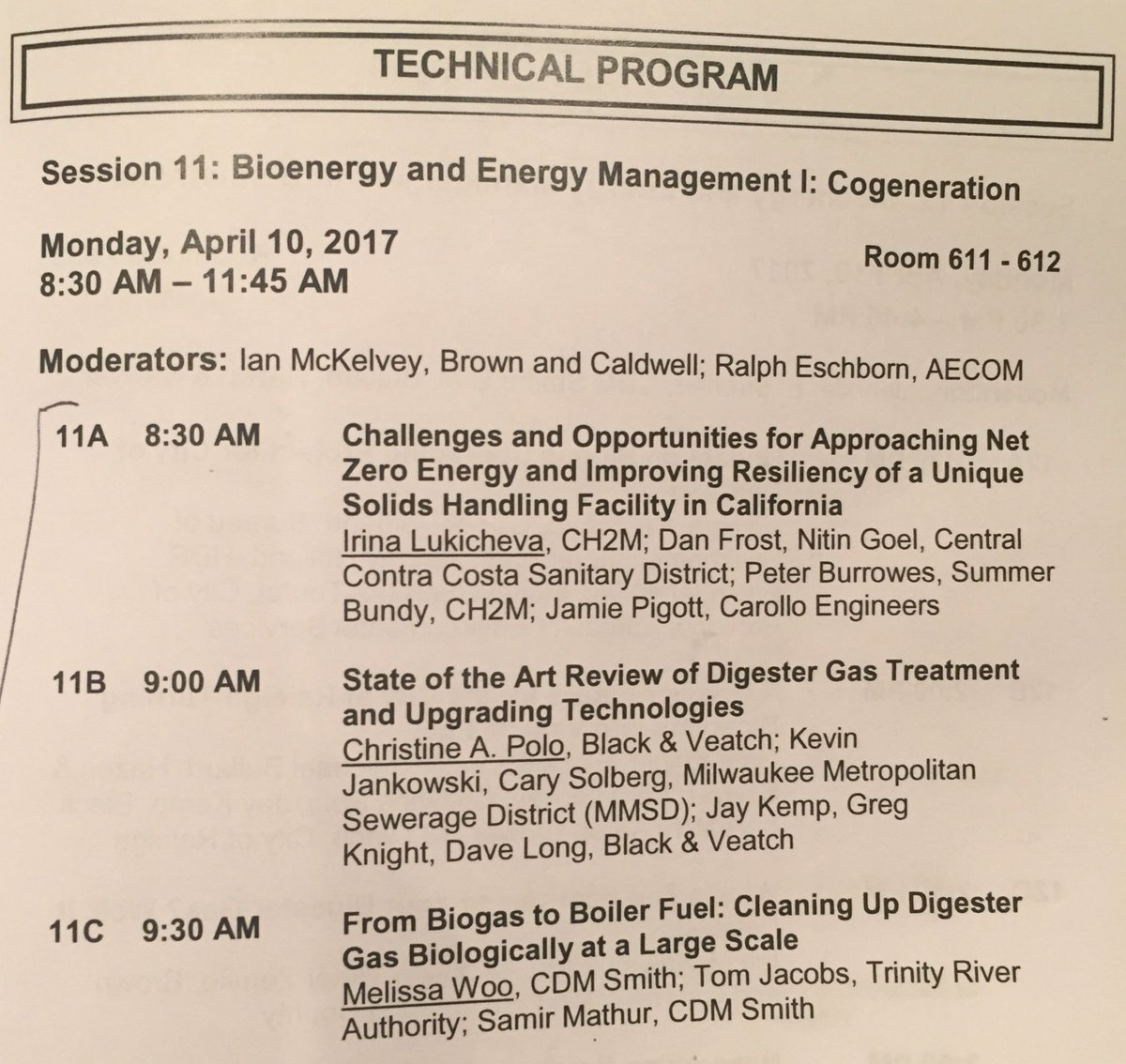 ChristineAPolo's tweet photo. Women engineers representing energy recovery from biosolids at #rbc2017 @WEForg https://t.co/XVBUnMiAjn