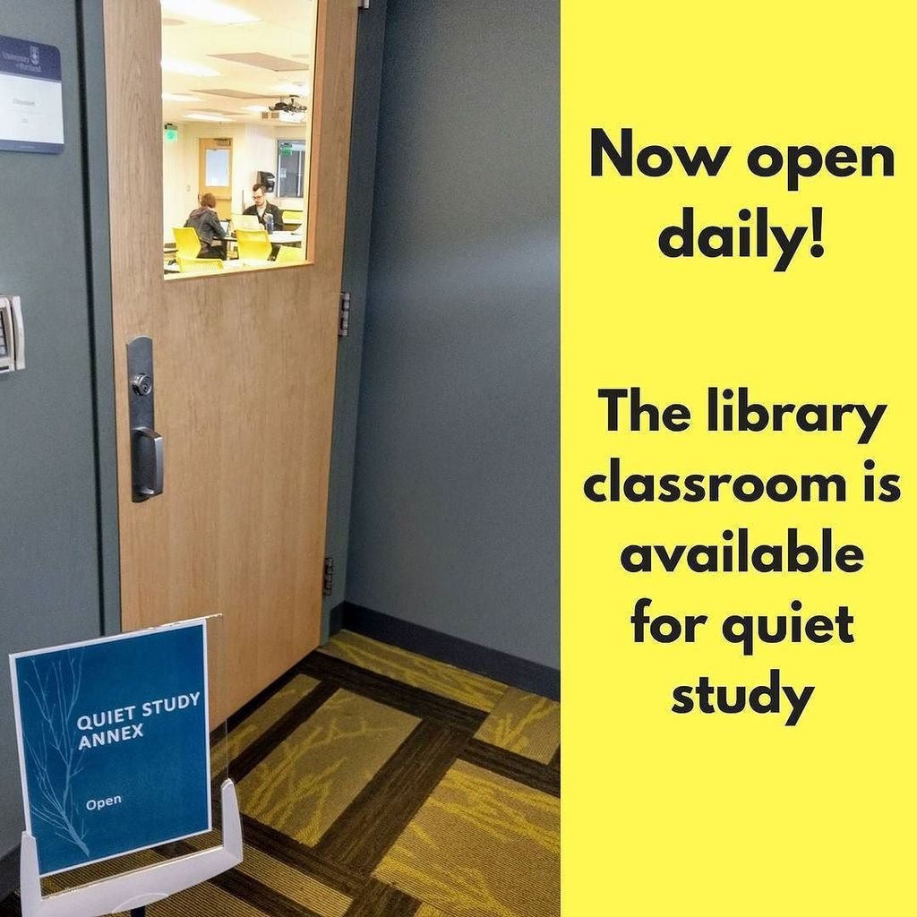 upclarklibrary's tweet photo. It's that time of the semester! #freefromdistraction #focus https://t.co/z5AzOqybbg https://t.co/2OqGvSZWHN