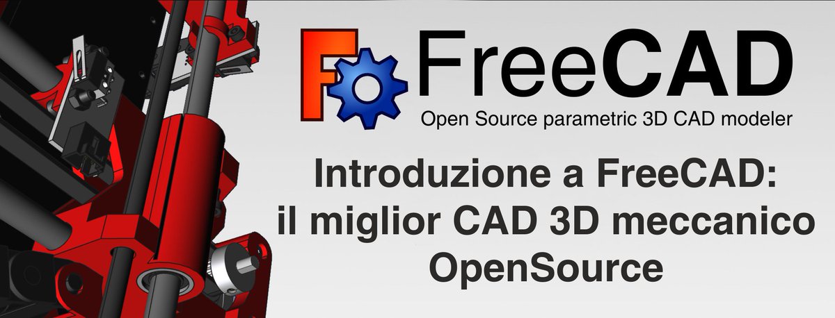fablabaq's tweet photo. Questo mercoledì alle 19.30 il Prof. Luigi Zonfa dell’ITIS dell’Aquila, ci introdurrà ai concetti di base di FreeCAD. https://t.co/tzIUolexMB