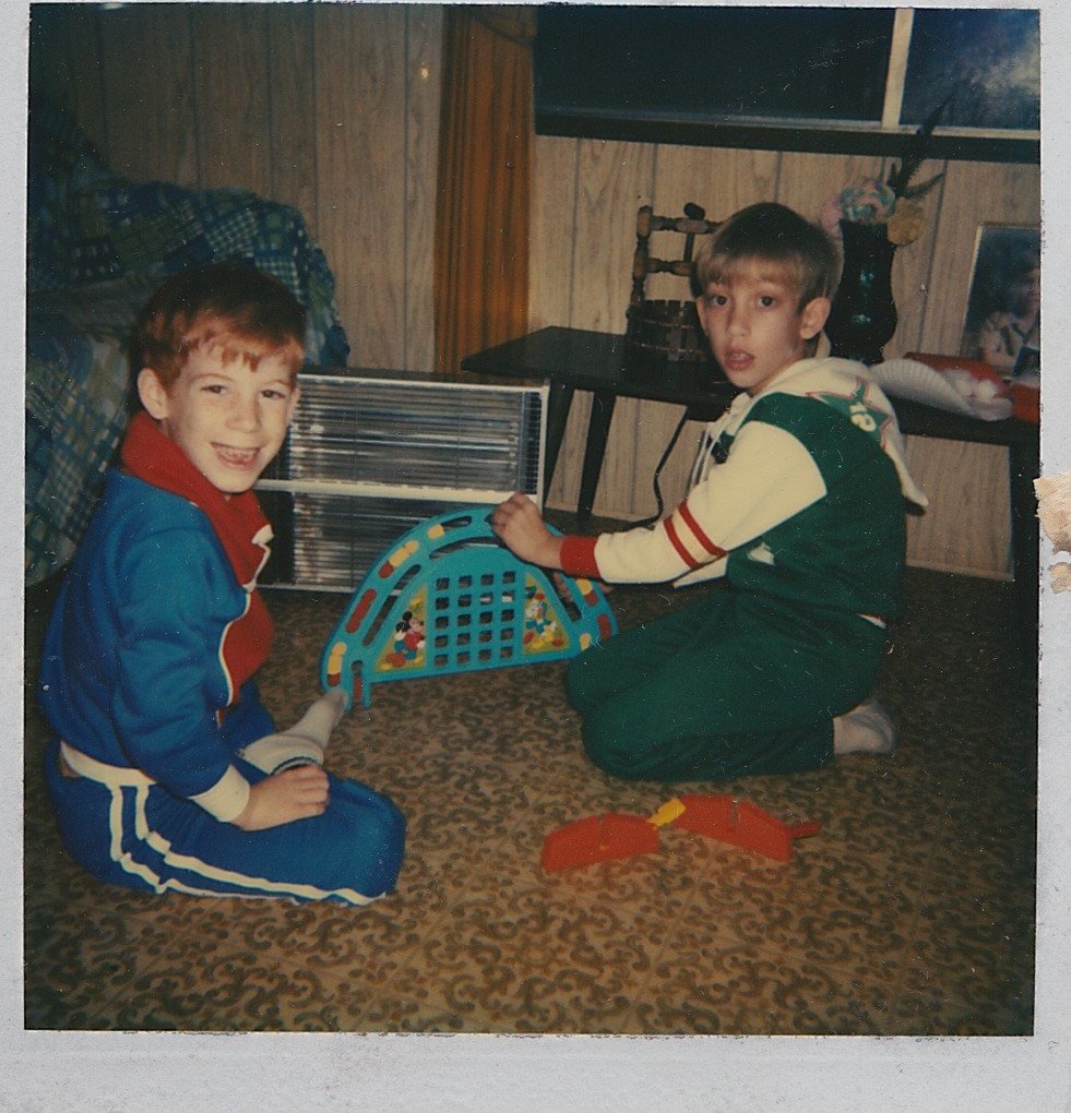 cjdobbs's tweet photo. #HappySiblingDay @Jasdar1 Shout to my big bro J! Back when the innocence was strong, ha! #nevernotowningit #bros247 https://t.co/Qa2qlBcj7V