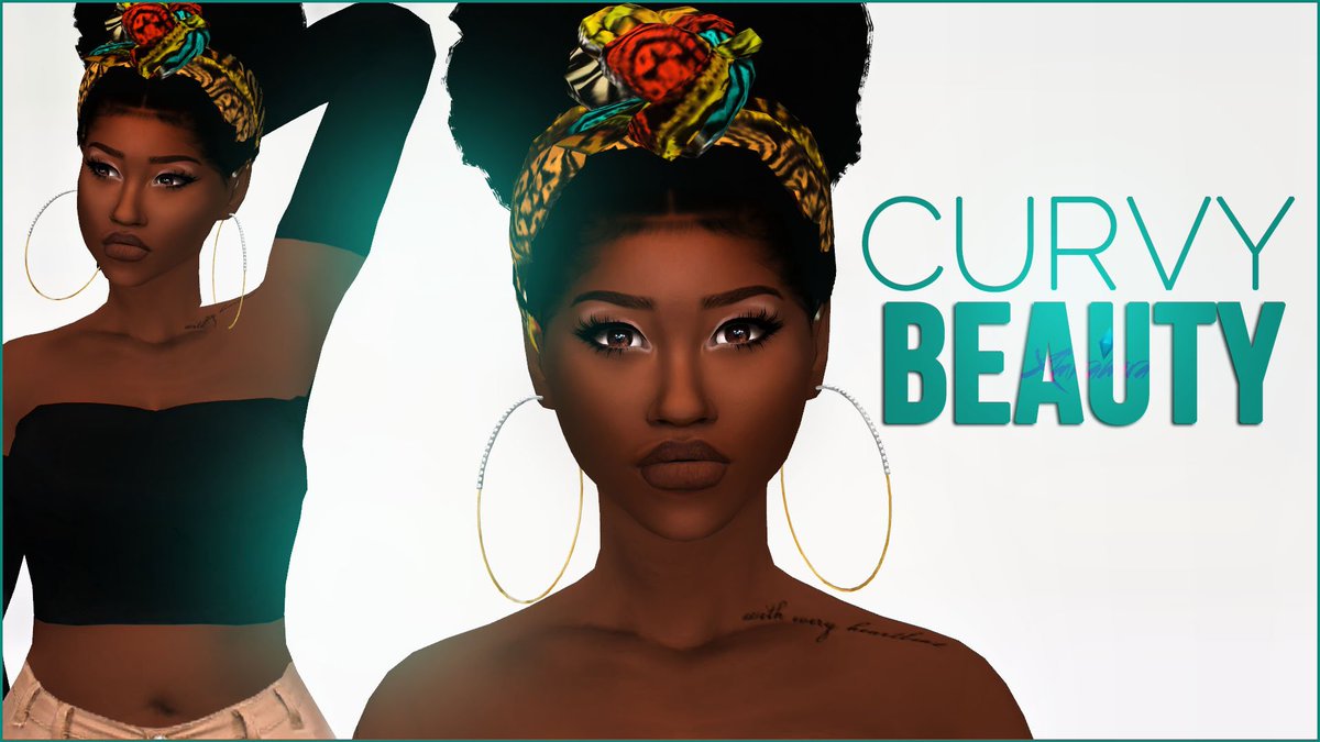 Xmiramira's tweet photo. ๐BROWNSKIN CURVY BEAUTY || THE SIMS 4 CREATE A SIM || FULL CC LISTโจ #sims4 #thesims #xmiramira #thesims4 https://t.co/Oew4UBwBLT https://t.co/kwHPEQ2hb6