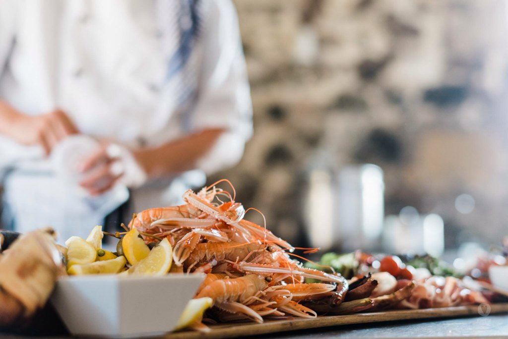 Wedding guests feasted on our delicious langoustine at the weekend! #fishing #hebridean #seafood