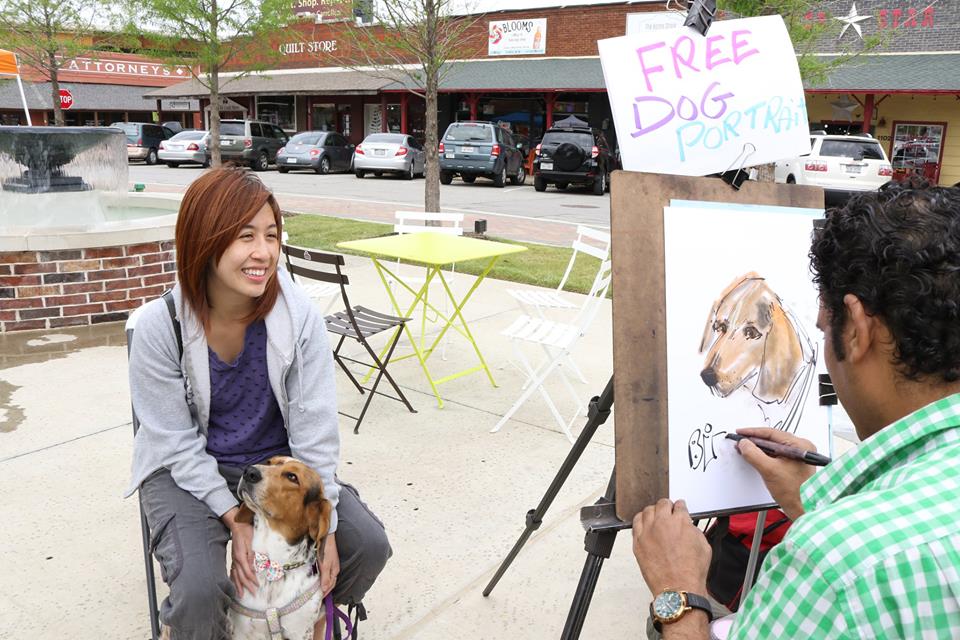 Who got a FREE portrait of their pooch this weekend? Share your photos with us!