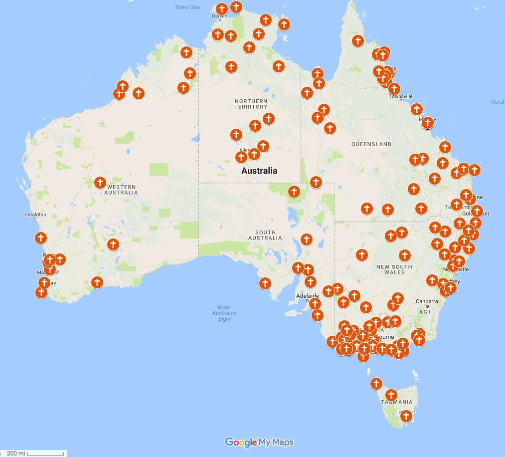 Image result for map of aboriginal massacres in australia