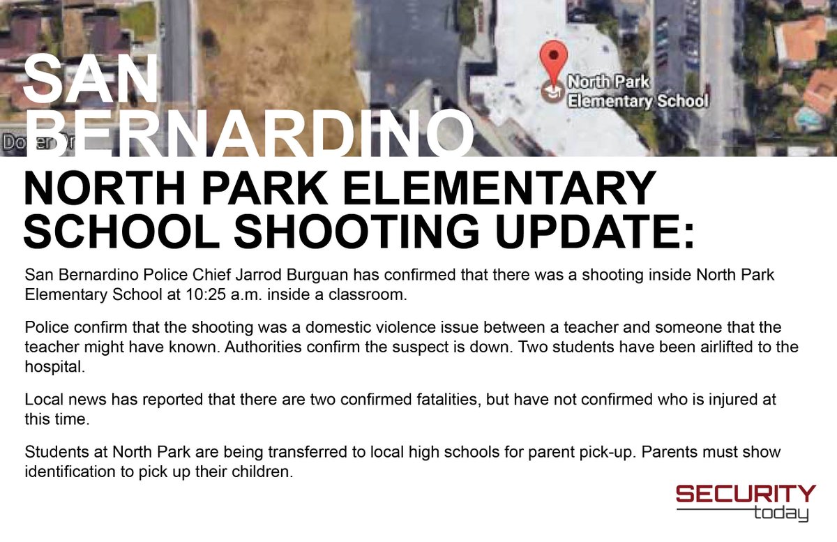 SecurToday's tweet image. Follow @1105Sydny for updates to the #SanBernardino shooting
