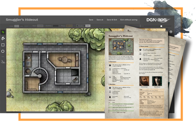 backercamp's tweet photo. Create, share, play, and export maps w/GM notes โ๏ธ @DungeonFog https://t.co/fVsA4puYHU #kickstarter #createshareplay https://t.co/MU4dKZDtwx