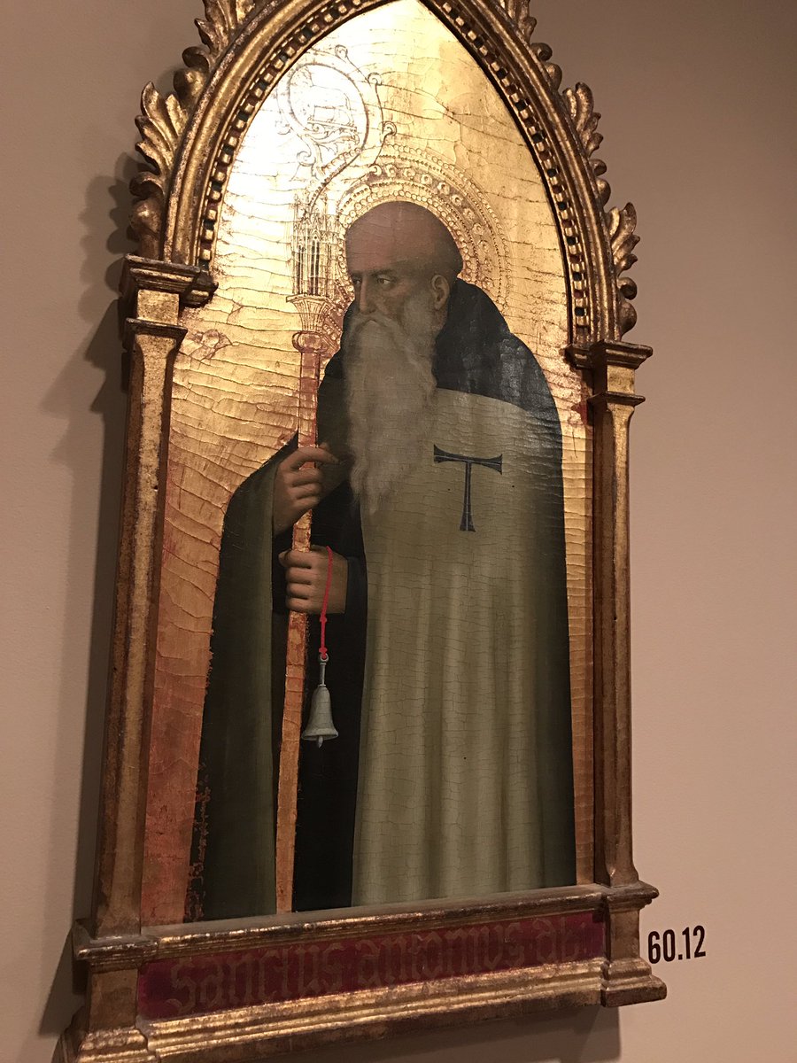 Walking around @wcmaart - and the very first work in Accession Number is ... Tony Abbott! (Ok, dad, he's c. 1365 and spells it differently)