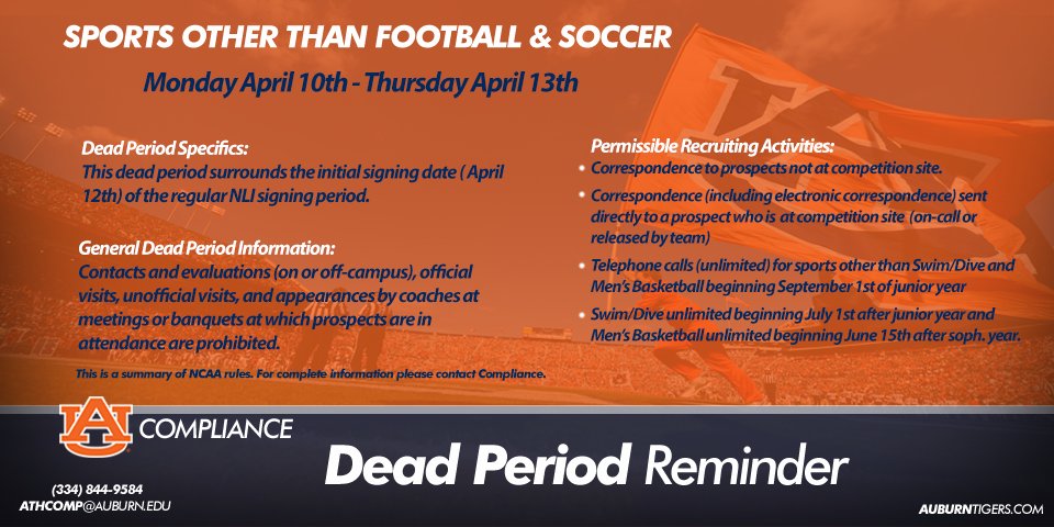 Updated NCAA recruiting rules change the timing for certain recruiting activities