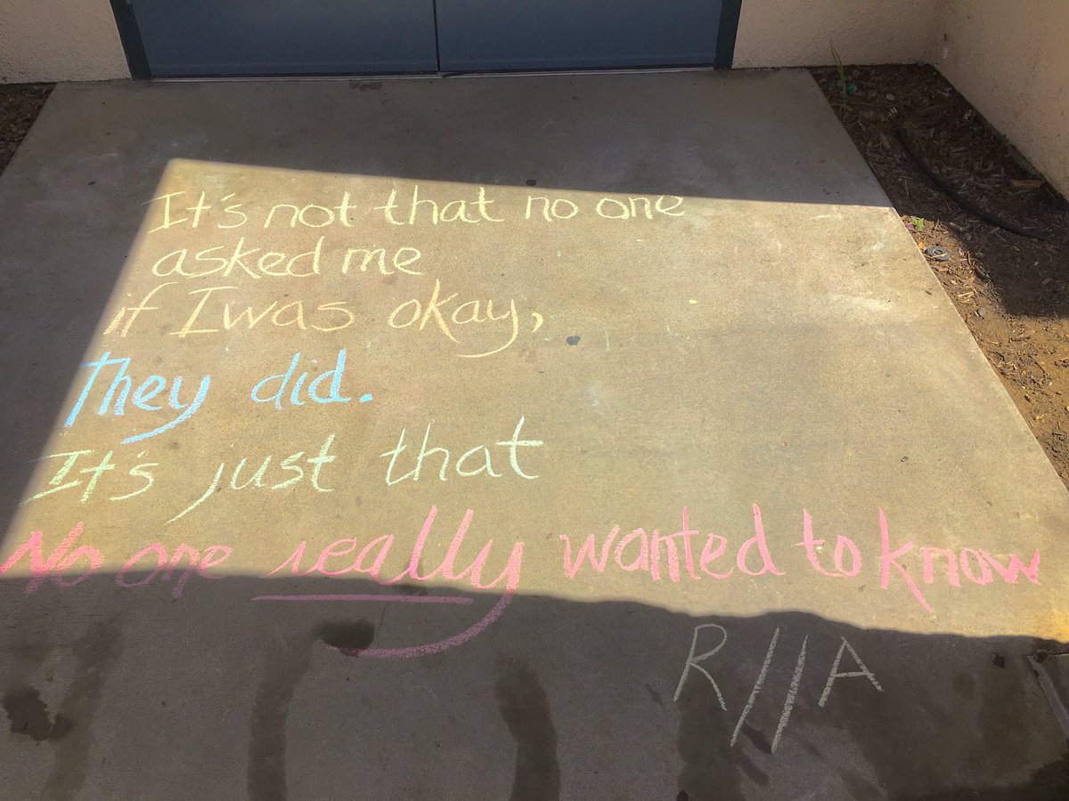 LibraryatSMS's tweet image. Some words to think on... #apoemaday #sidewalkpoetry #poetrymonth