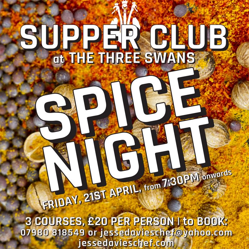 Three Swans Frome (@threeswansfrome) on Twitter photo Happening at The Three Swans on Friday 21st April - please contact <a href="/jessedavieschef/">jessedavies</a> on 07980 818549 if you'd like to come along! Happening at The Three Swans on Friday 21st April - please contact <a href="/jessedavieschef/">jessedavies</a> on 07980 818549 if you'd like to come along!