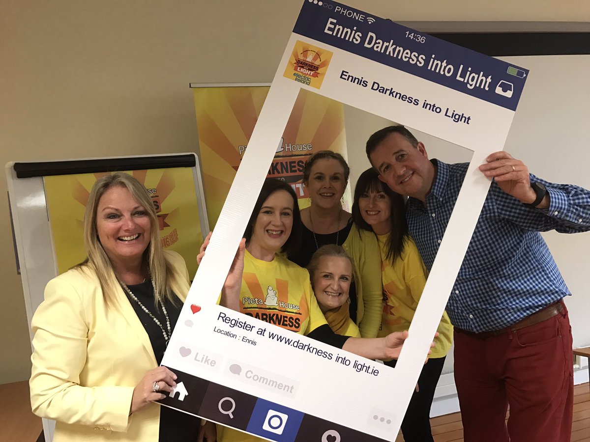 DIL_Ennis's tweet photo. At the launch of Darkness Into Light Ennis https://t.co/4jEe5MHP6n