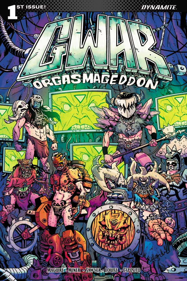 DynamiteComics's tweet image. Take an exclusive sneak peek at some amazing interiors of the upcoming GWAR release from @bleedingcool! bit.ly/2pmpUir