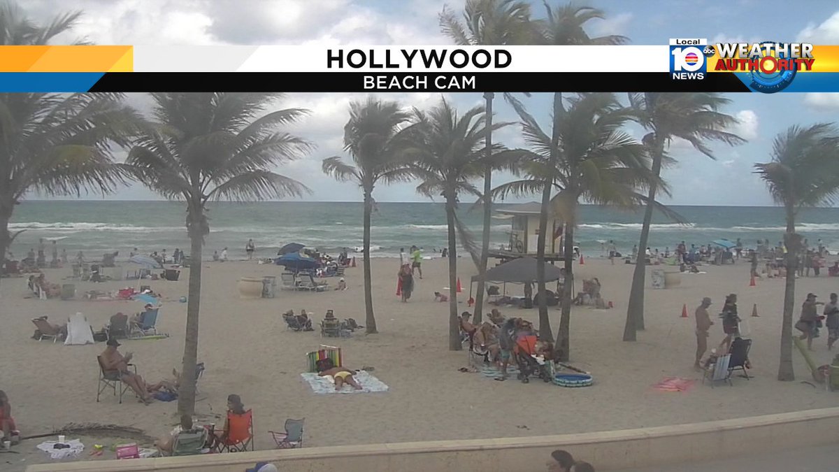 The strong Ocean Breeze continues making it feel nice at the beaches but causing the High Risk of Rip Currents. https://t.co/yvGGcjt34i